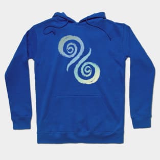 Zen Gradient Swirl Pattern Hoodie